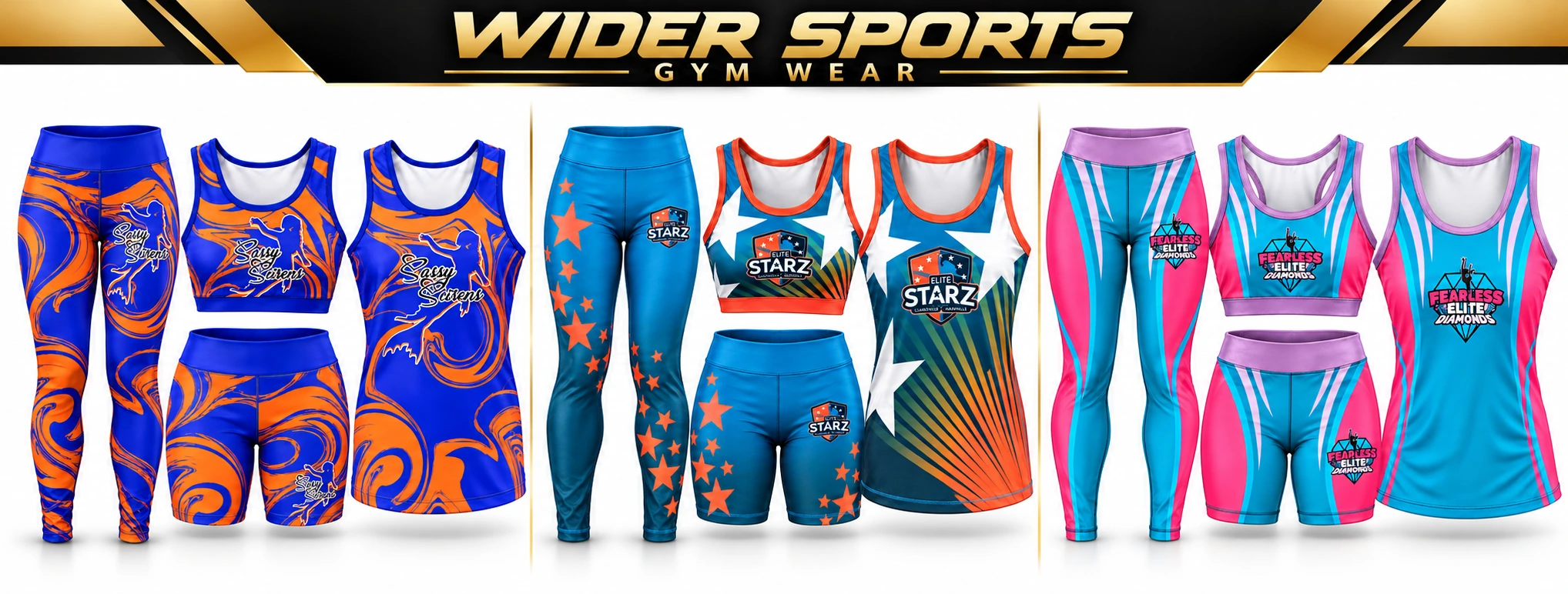 Wider Sports Fitness Wear custom collection